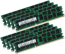 8x 8GB = 64GB KIT DDR3 RAM 1333 Mhz PC3-10600R ECC REG DIMM