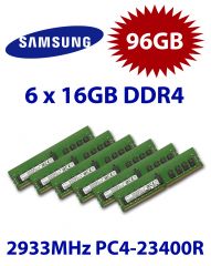 6x 16GB = 96GB KIT DDR4 RAM 2933 Mhz PC4-23400 DIMM ECC REG