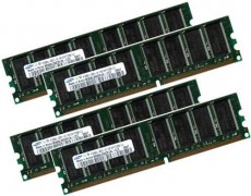 4x 1GB = 4GB KIT DDR RAM 400MHz PC-3200 DIMM