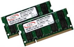 2x 2GB = 4GB KIT DDR2 667 Mhz PC2-5300 SO-DIMM